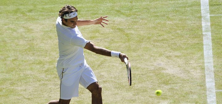 Swiss tennis player Roger Federer