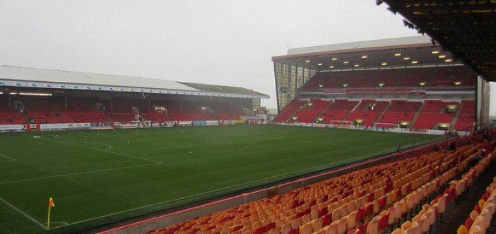 Pittodrie Stadium, home of Aberdeen