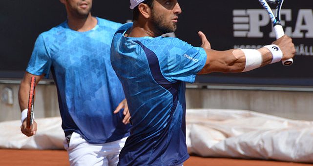 Colombian doubles tennis team Juan-Sebastian Cabal and Robert Farah