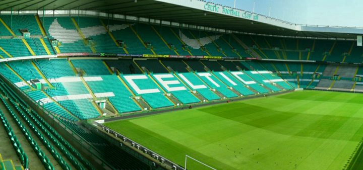 Celtic Park, Glasgow, home of Scottish Premiership side Celtic