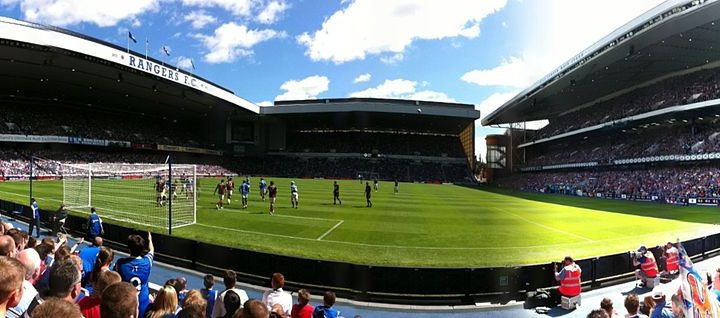 Ibrox Stadium, home of Scottish Premiership side Rangers