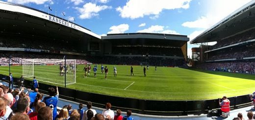Ibrox Stadium, home of Scottish Premiership side Rangers