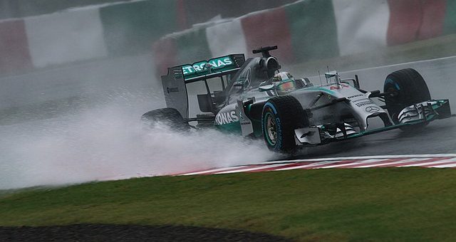 British Mercedes Formula 1 driver Lewis Hamilton