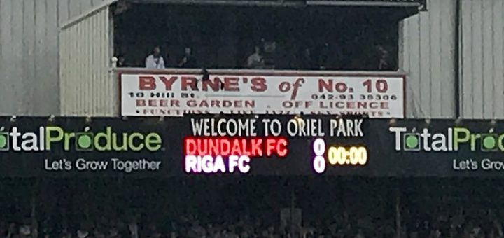 Oriel Park, home of Irish Premier Division side Dundalk